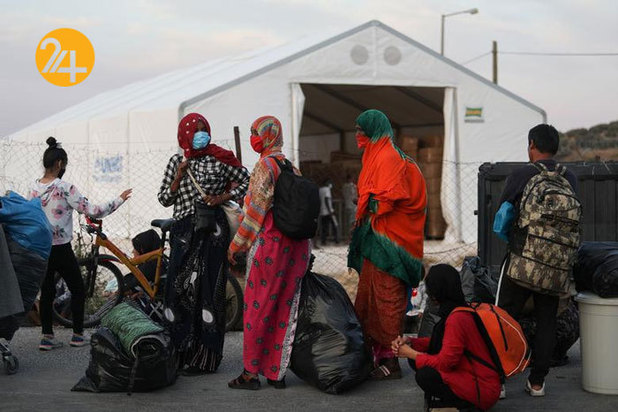 پناهجویان در کمپ‌های موقتی