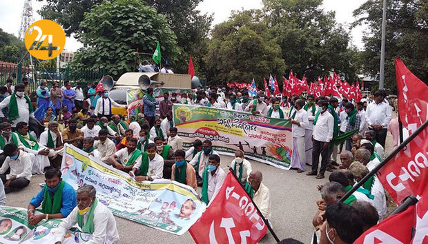 اعتراضات کشاورزان در هند