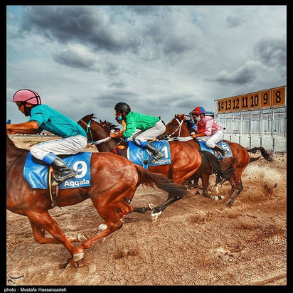 هفته سوم کورس اسبدوانی پائیزه کشور در آق‌قلا 