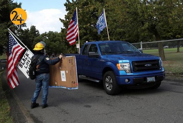 تجمع پسران مغرور درپورتلند