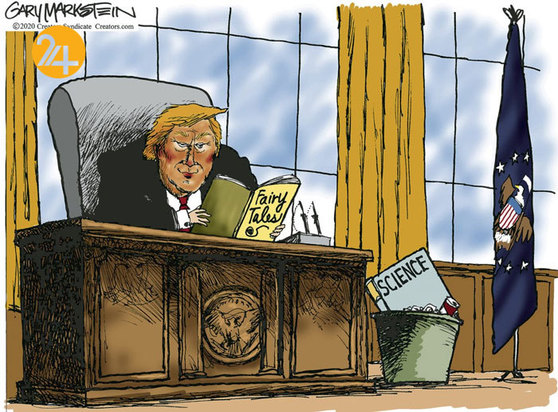 دیدنی‌ترین کاریکاتورهای ترامپ