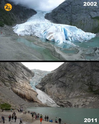 تاثیر تغییر آب و هوا بر کره زمین