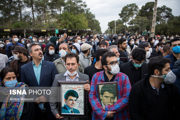 تشییع جنازه شجریان