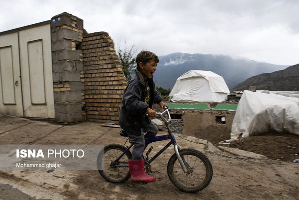 وضعیت روستای قورچای، یک ماه پس از وقوع زلزله