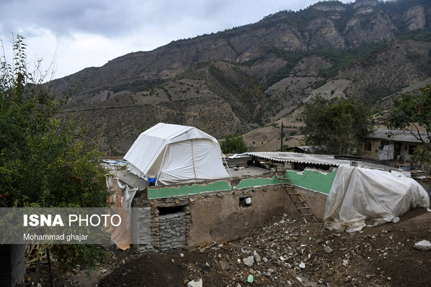 وضعیت روستای قورچای، یک ماه پس از وقوع زلزله