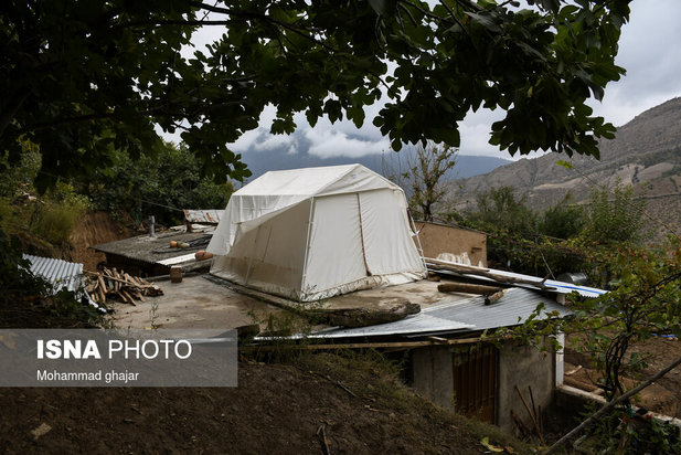 وضعیت روستای قورچای، یک ماه پس از وقوع زلزله