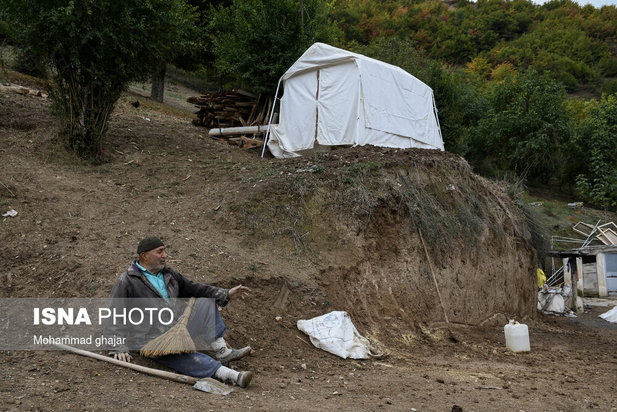 وضعیت روستای قورچای، یک ماه پس از وقوع زلزله