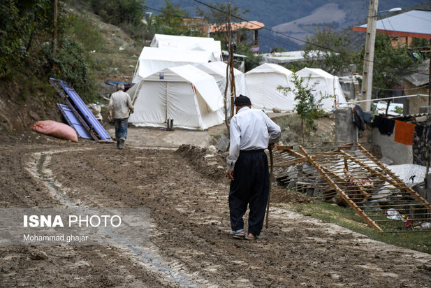وضعیت روستای قورچای، یک ماه پس از وقوع زلزله