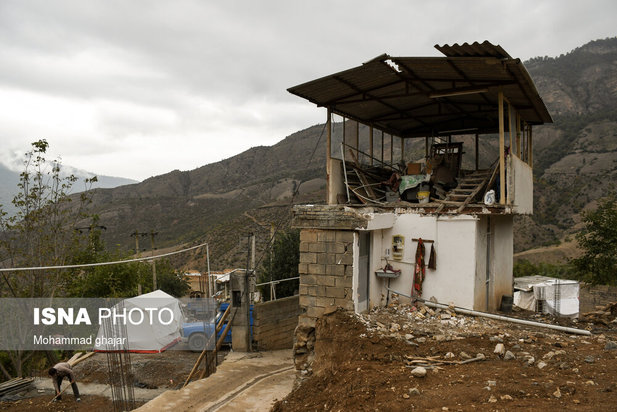 وضعیت روستای قورچای، یک ماه پس از وقوع زلزله