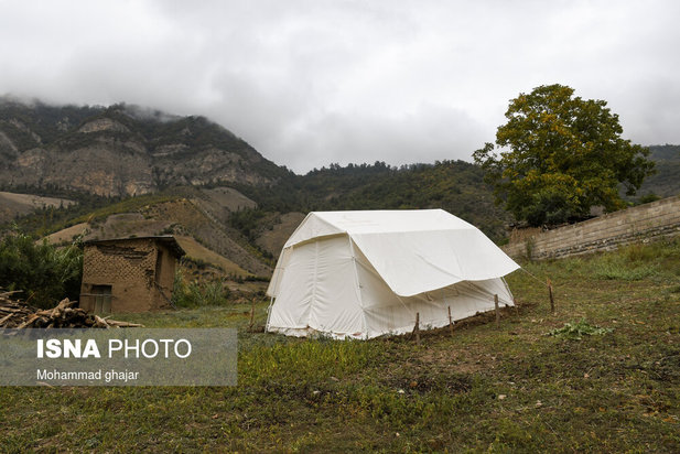 وضعیت روستای قورچای، یک ماه پس از وقوع زلزله