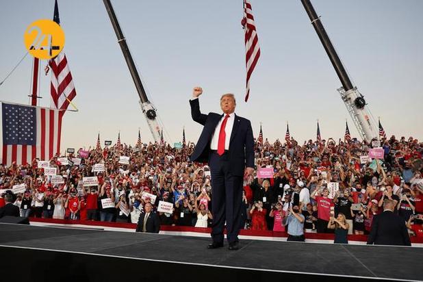 سخنرانی ترامپ در کمپین انتخاباتی سنفورد