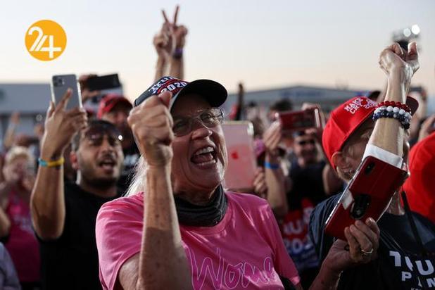 سخنرانی ترامپ در کمپین انتخاباتی سنفورد