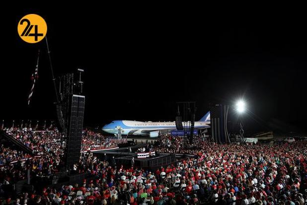 سخنرانی ترامپ در کمپین انتخاباتی سنفورد