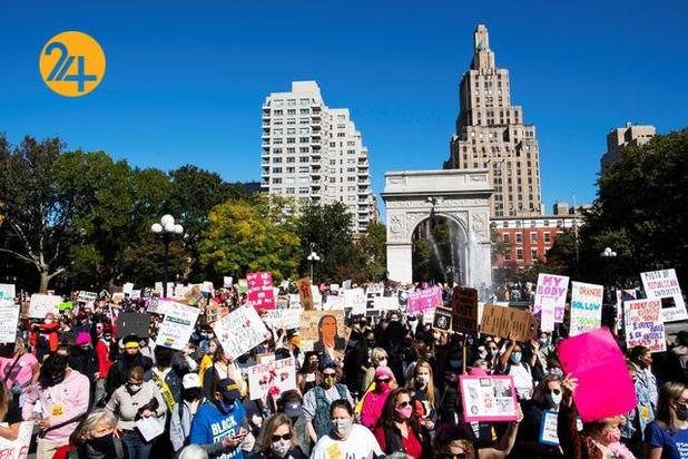 اعتراضات ضد ترامپ در واشنگتن