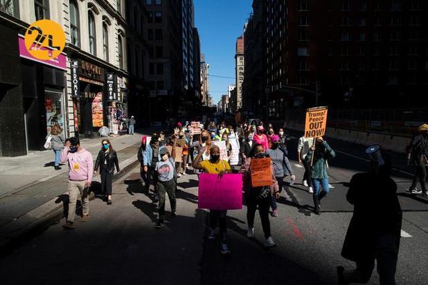 اعتراضات ضد ترامپ در واشنگتن