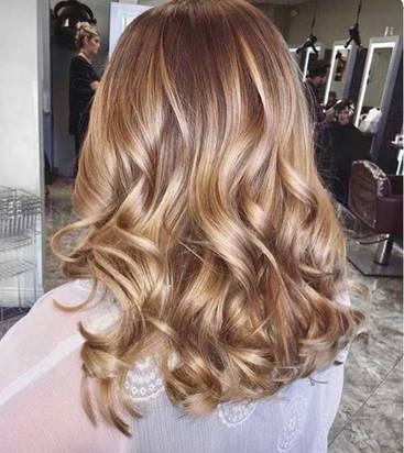 رنگ مو پاییزی