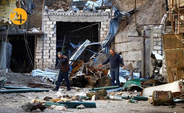 تصاویر غمبار از جنگ ارمنستان و آذربایجان