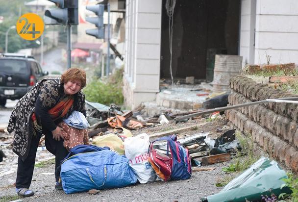 تصاویر غمبار از جنگ ارمنستان و آذربایجان