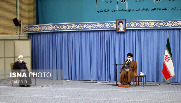 جلسه ستاد ملی مقابله با کرونا در حضور رهبر