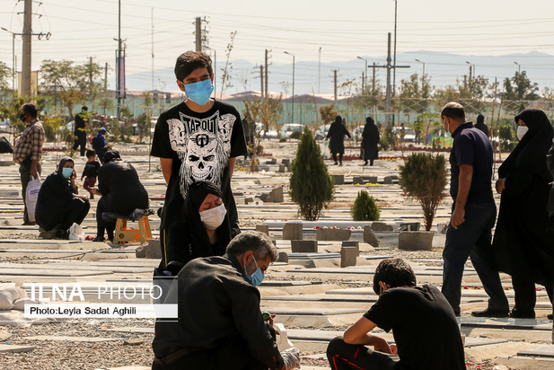 قربانیان کرونا در دل خاک