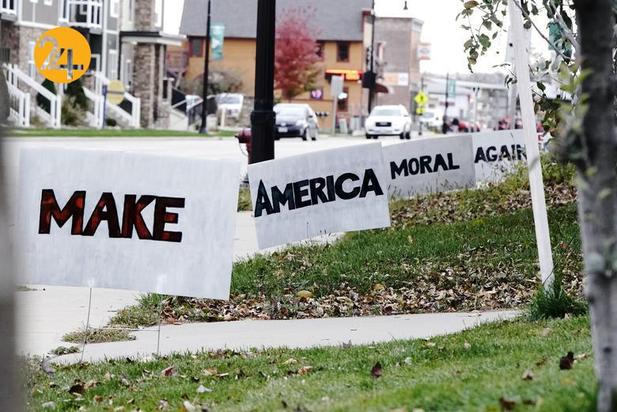 تبلیغات طرفداران کاندیداهای ریاست2جمهوری ترامپ