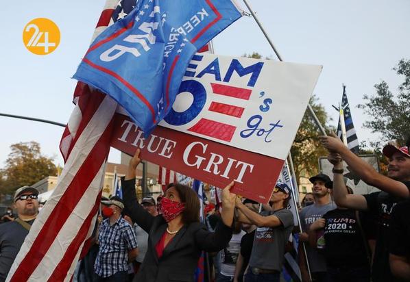 تبلیغات طرفداران کاندیداهای ریاست2جمهوری ترامپ