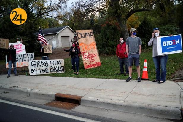 تبلیغات طرفداران کاندیداهای ریاست2جمهوری ترامپ
