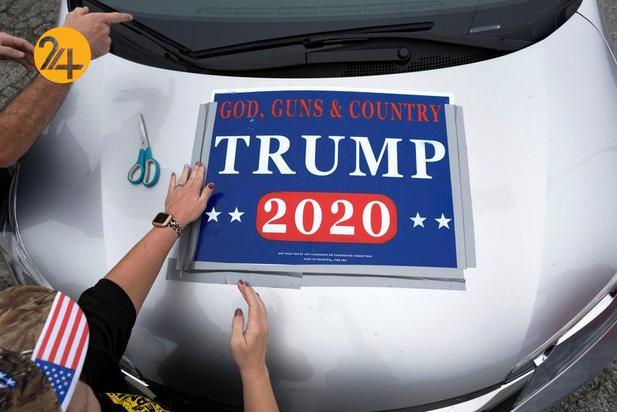 تبلیغات طرفداران کاندیداهای ریاست2جمهوری ترامپ