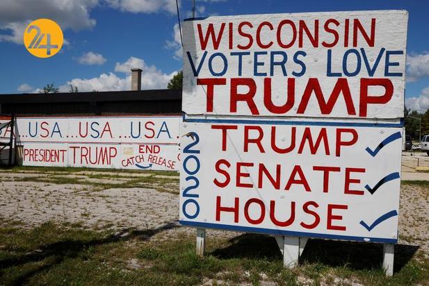 تبلیغات طرفداران کاندیداهای ریاست2جمهوری ترامپ