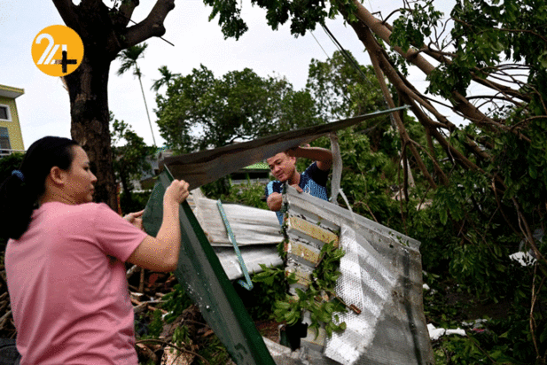 طوفان وحشیانه در ویتنام