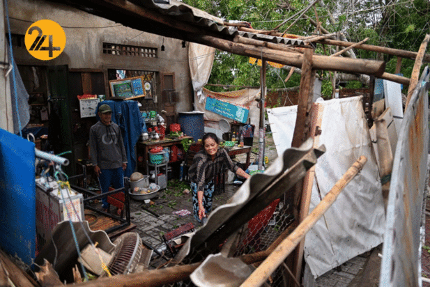 طوفان وحشیانه در ویتنام