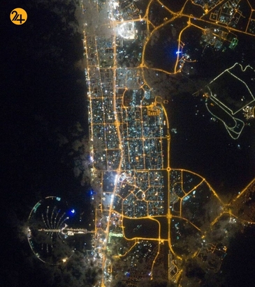 شهرهای بزرگ جهان از فضا