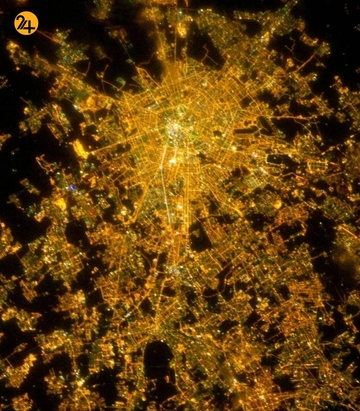 شهرهای بزرگ جهان از فضا