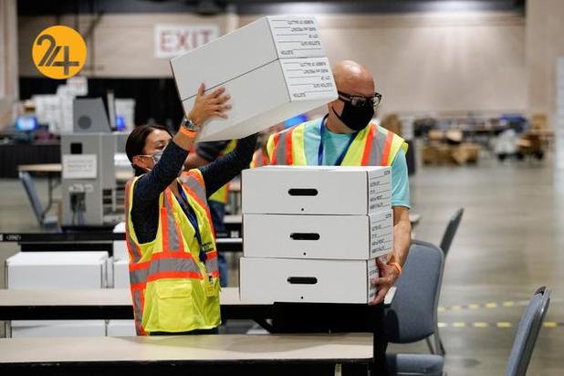 شمارش آرا در ایالات مختلف آمریکا