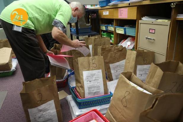 شمارش آرا در ایالات مختلف آمریکا