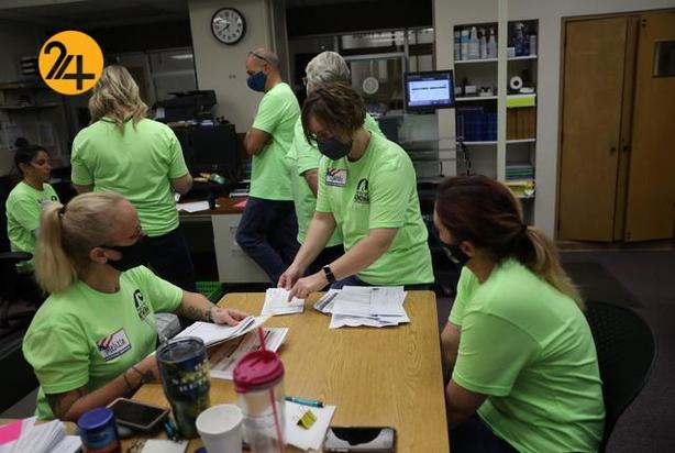 شمارش آرا در ایالات مختلف آمریکا