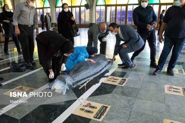 بهشت زهرا در روزهای کرونایی