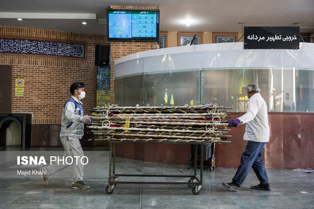 بهشت زهرا در روزهای کرونایی