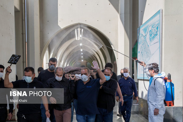 بهشت زهرا در روزهای کرونایی