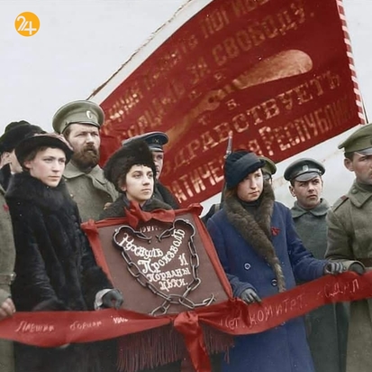 اکتبر سرخ آخرین حرکت بزرگ از انقلاب روسیه