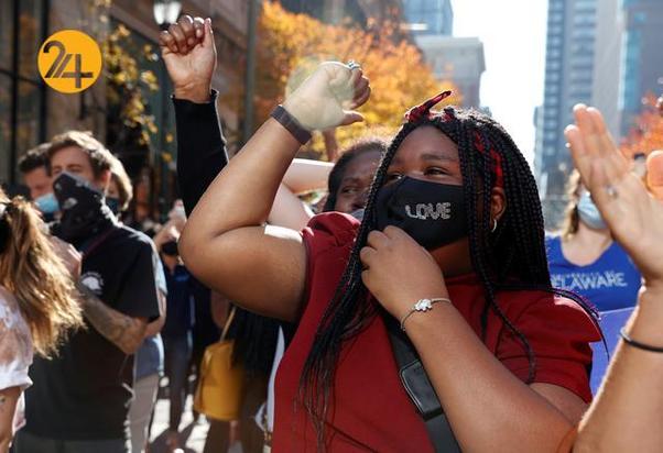 جشن پیروزی بایدن