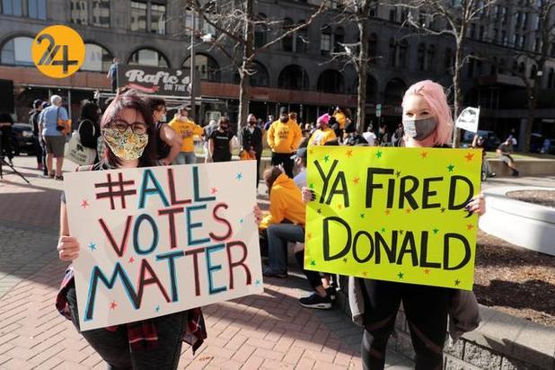 جشن پیروزی بایدن