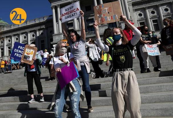 جشن پیروزی بایدن