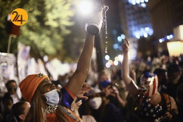 جشن پیروزی بایدن