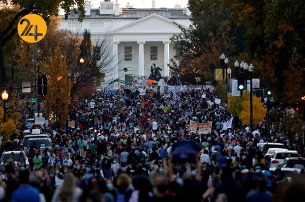 جشن پیروزی بایدن