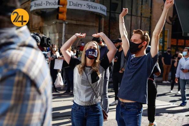 جشن پیروزی بایدن