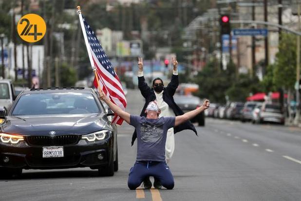 جشن پیروزی بایدن