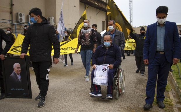 مراسم تشییع پیکر محمود یاوری