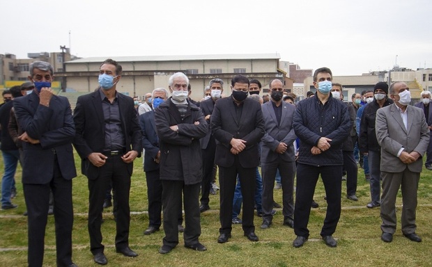 مراسم تشییع پیکر محمود یاوری