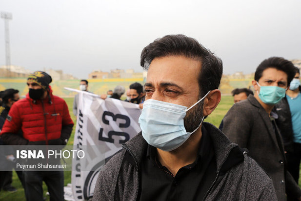 مراسم تشییع پیکر محمود یاوری